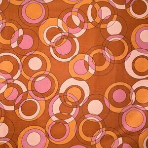 Astrologika Orange Circles Orbit | Eye Candy Quilts | Andover Fabrics | 1/2 Yd